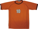 専門学校の球技イベントシャツ クラス、コース名と縁どりを付けたゼッケン番号