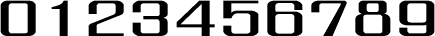数字のフォント・書体-12