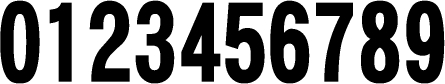 数字のフォント・書体-15