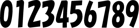 数字のフォント・書体-16